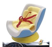 Seggiolino auto, seggiolino per auto per bambole, Sedile a bambola imbottita per auto, Segnale di auto giocattolo decorativa piccola peluche per ventilazione 'aria di camion automobilistica, decorazio