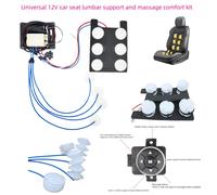 Seggiolino auto Supporto lombare Cuscini per massaggio Elettrico Schienale Collo Cuscino gonfiabile ad aria Massaggio lombare per camper AUTO Letto Sedia Divano