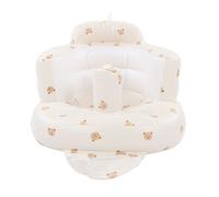 Seggiolino Bambini Gonfiabile 2-5 Anni, Sedia da Doccia per Bambini con Schienale, Supporto Sicuro Antiscivolo per Casa e Sala da Pranzo, Facile da Pulire e Trasportare