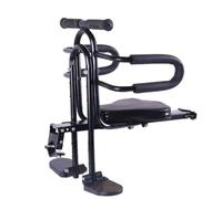 Seggiolino Bici Sicurezza Altezza Regolabile, Schienale, Pedane