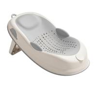 Seggiolino da bagnetto per bambini|Supporto per bagnetto, base antiscivolo, morbido cuscinetto per la colonna vertebrale, grigio
