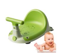 Seggiolino da bagno per bambini con design antiscivolo, con supporto ergonomico e tavolo da gioco, antiscivolo e elevato comfort di seduta, sedile per vasca da bagno, sgabello doccia per bambini