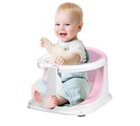 Seggiolino Da Bagno Per Bimbi,Sedia Da Doccia Per Con Supporto Integrale Antiscivolo - Supporto Pieghevole Con Imbottitura E Sensore Temperatura Per Bambini 0-3 Anni Ragazze Ragazzi