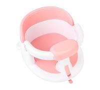 Seggiolino da bagno per neonato, per vasca da bagno con ventose, design non-bambini, sedia da doccia rimovibile con cuscinetto antiscivolo per bambini 6 ai 24