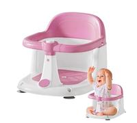 Seggiolino da bagno per - Seggiolino da doccia per, regolazione multi-angolo | Schienale regolabile antiscivolo, comodo con base a ventosa morbida per bambini piccoli, da usare a casa