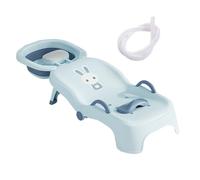 Seggiolino Da Bagno Pieghevole Per, Comodo E Leggero, 41/41/20 Cm, Seggiolino Da Bagno Per Lavare I Capelli Dei Bambini, Comodo Poggiatesta Reclinabile, Facile Da Usare, Per Bambini E Bambine