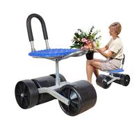 Seggiolino da lavoro da giardino per esterni, carrello da giardinaggio con