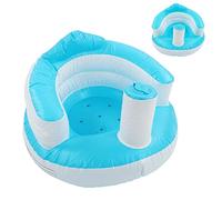 Seggiolino da pavimento gonfiabile per bambini, sgabello da bagnetto multifunzionale portatile Seggiolone gonfiabile per neonati in campeggio da viaggio