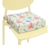 Seggiolino da pranzo per bambini, seggiolino per sedia per bambini | Seggiolino da viaggio per bambini con fondo antiscivolo - Con il cuscino rialzato per sedia per bambini lavabile con cintura di sic