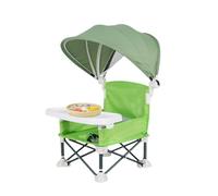Seggiolino Da Pranzo Pieghevole Portatile Per Bambini,Seggiolino Da Viaggio Con Vassoio Per Mangiare - Sedia Pieghevole Per Bambini Con Parasole Per Spiaggia Giardino Casa Campeggio Picnic Esterno