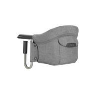 Inglesina Fast, Seggiolino da Tavolo Pieghevole, Grigio Chiaro (Stone Grey), Facile da Trasportare, Lavabile, Installazione Sicura, Fino a 15 kg, 35 x 27 42 cm