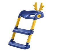 Seggiolino di allenamento vasino, scala da sgabello da vasino, sedile del bagno per bambini, con spazio di progettazione di spruzzi efficiente e pieghevole assemblaggio facile promuove esperienze posi