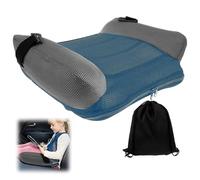 Seggiolino gonfiabile per auto, portatile, da viaggio, per bambini, pieghevole e leggero, con borsa per il trasporto, rete in PVC traspirante, si adatta alla maggior parte dei veicoli, pronto per