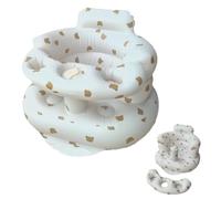 Seggiolino gonfiabile per bambini da 4 a 24 mesi con pompa ad aria integrata, supporto per la schiena per bambini, sedia per sedersi, sedia per baby shower, sedile esterno, sedile da pavimento, idea