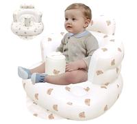 Seggiolino Gonfiabile per Bambini, Sedile da Bagno Gonfiabile per Bambini, Seggiolone gonfiabile portatile da pavimento, Sedile da Allenamento per Bebè, Sedia per Baby Shower, per bambini da 3+ mesi