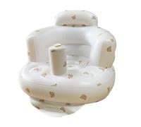 Seggiolino Gonfiabile per Bambini, Seggiolone da Terra per Bambini Stampato Pieghevole Portatile Impara a Sederti e Giocare Seggiolone Gonfiabile per Addestrare i Bambini Piccoli (Bear)