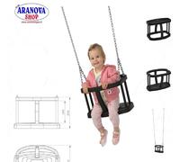 Seggiolino per altalena rivestito in gomma per bimbi certificato