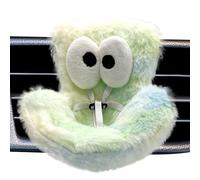 Seggiolino per Auto per Bambole, Cuscino per Sedia in Peluche con Design per Grandi Occhi, seggiolino Auto per Bambola Giocattolo - per Bambini e Giovani Gioco di visualizzazione collezionabile