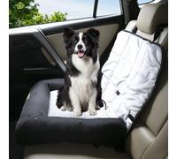Seggiolino per auto portatile per cani Seggiolino per auto per animali domestici Sedile da viaggio con cintura di sicurezza a clip Cuscino protettivo per cestino impermeabile S