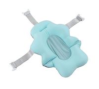 Seggiolino per Bagnetto, Cuscino per Vasca da Bagno Delicato Sulla Pelle, Pieghevole, Confortevole, Galleggiante, Universale per Baby Shower (azzurro)