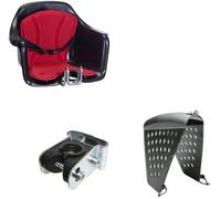 Seggiolino per bambini Anteriore Milù, nero, bicicletta