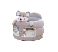 Seggiolino per bambini con animali dei cartoni animati in peluche, per imparare a sedersi sedia, copertura lavabile per supporto per la testa e sedile per neonati (topolino)