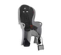 Hamax Kiss Kids - Seggiolino da bicicletta per bambini, con staffa bloccabile, colore: grigio con imbottitura nera