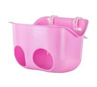 Seggiolino per bambini - Sedile da 21 × 15 cm, durata a lungo termine | Sedili per bambole da bicicletta multifunzionali con cinghie sicure con due fori rotondi, sedili per bici in PP