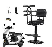 seggiolino per bambini - seggiolino per bambini montato anteriormente, sella di sicurezza staccabile, di supporto imbottito e confortevole | design elastico leggero e regolabile che offre una