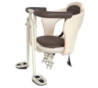 Seggiolino per bici per bambini Seggiolino per bici per montaggio anteriore con chiusura completa e cintura in vita per la sicurezza regolabile per mountain bike e da strada, da 8 mesi a 5 anni