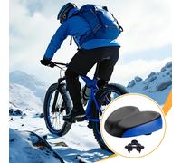 Seggiolino per bicicletta, antiscivolo, allargato, con adattatore per