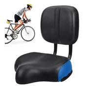 Seggiolino per bicicletta con schienale, per triciclo con supporto per la schiena, schienale morbido, sedile oversize a tre ruote, cuscino imbottito per bicicletta, per città, strada e triciclo per