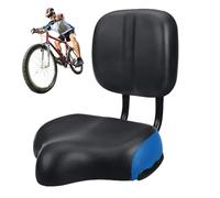 Seggiolino per bicicletta con schienale, Sella per triciclo oversize con schienale morbido e, Sedile per bici regolabile con morbido per mountain bike, bici da strada, triciclo per