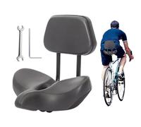 Seggiolino per bicicletta con schienale - Sellino per bicicletta di alta qualità, durevole | Squisita lavorazione artigianale Long Ride Comfort Seduta con schienale di supporto, facile da pulire