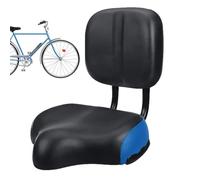 Seggiolino per bicicletta con schienale - Sostituzione della sella per bicicletta comfort oversize con schienale - Sella per triciclo oversize, cuscino per comfort universale per bici da st