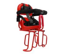 Seggiolino per bicicletta da 6 mesi-6 anni con cintura di sicurezza e ringhiera a U, adatto per la maggior parte delle biciclette come biciclette pieghevoli, mountain bike elettrica