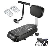 Seggiolino Per Bicicletta Per Bambini - Supporto Per Portapacchi Posteriore Universale Con Pelle PU Imbottita | Pedali Di Sicurezza Per Braccioli E Poggiapiedi Per Il Massimo Comfort | Sedile Posterio