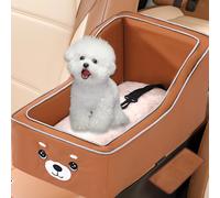 Seggiolino per cani con bracciolo portatile per auto con cuscino morbido per
