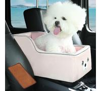 Seggiolino per cani con console per auto, rialzo cani con cuscino morbido di
