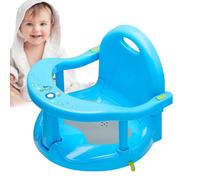 Seggiolino per vasca da bagno pieghevole, antiscivolo, resistente al calore, con ventose, design ergonomico, per bambini da 6 a 24 mesi