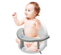 Seggiolino per vasca da bagno pieghevole, antiscivolo, resistente al calore, con ventose, design ergonomico, per bambini e bambine