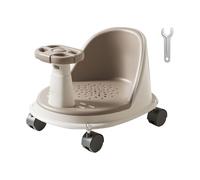 Seggiolino per Vasca per Bambini Sedile Doccia Antiscivolo con Ventose | Sedia per Vasca con Ruote Rimovibili per Viaggi, Bagno sul Pavimento, Bambini, Genitori, Sitter, Famiglie Attente alla Sicu