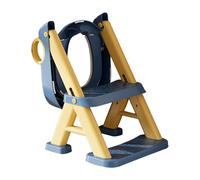 Seggiolino per WC per bambini, regolabile, sgabello pieghevole, antiscivolo, supporta l'addestramento indipendente del WC per i più piccoli, aiutando le bambine a guadagnare fiducia sicurezza comfort