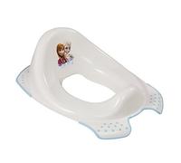 Seggiolino Riduttore per WC keeeper Frozen, Da 18 Mesi a 4 Anni circa, Funzione Antiscivolo, Ewa, Bianco