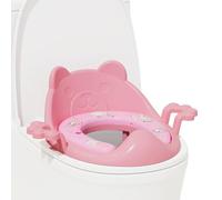 Seggiolino Riduttore per WC per Bambini,Cuscino Morbido Impermeabile Antiscivolo con Maniglie - Per l'Addestramento al Vasino | per Bambine Bambini Viaggio Camper Rv Casa Bagno Interno Esterno