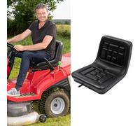 Seggiolino Universale per Trattore e Mini Escavatore - Imbottito, Impermeabile, per Carrello Elevatore - 36 x 35 x 30 cm, Nero