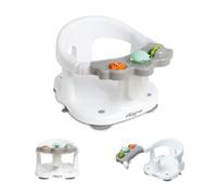 Seggiolino Vasca da Bagno Bambino Interbaby | Fissaggio a Ventosa Antiscivolo | Seggiolino da Bagno Comodo, Sicuro ed Ergonomico | Sedia da Bagno e Doccia per Bambini > 5 Mesi, 26x30x38 cm, Grigio