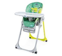 Seggiolone Chicco Polly Easy Crocodile Reclinabile a Sdraietta con Altezza e Poggiapiedi Regolabili