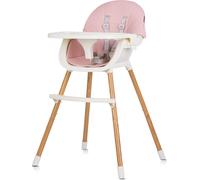Chipolino Rio 2in1 seggiolone, seggiolone gambe antiscivolo 5 punti di sicurezza, colorazione:rosa