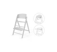 CYBEX Set di seggioloni 3in1 Gold CLICK & FOLD, Può essere utilizzato dalla nascita attraverso il nido sdraietta d'oro separato, Incl. set per bambini e vassoio, legno di faggio/plastica, Tutto bianco